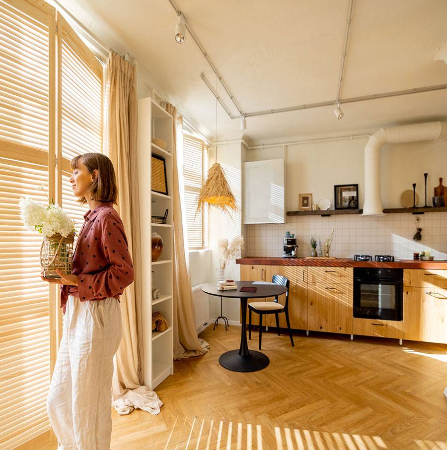 Zelfstandig Thuis - moderne studio ruimte